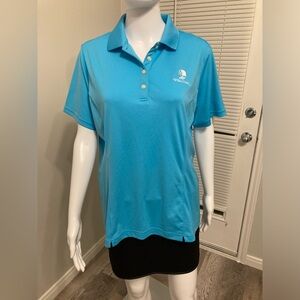Footjoy Willow Creek Men’s Short Sleeve Blue Golf Polo Sz L